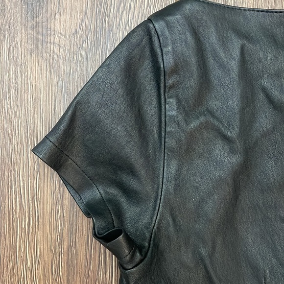 RtA Women's Black Zipped Leather Dress SZ. 4 - Picture 11 of 11